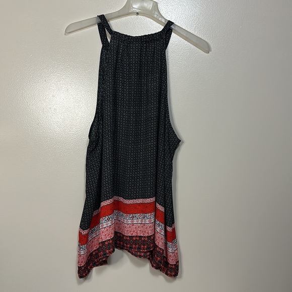 Torrid Women’s Sleeveless Black Pattern w/ Stripes Bottom Top Size 2X - Picture 3 of 6